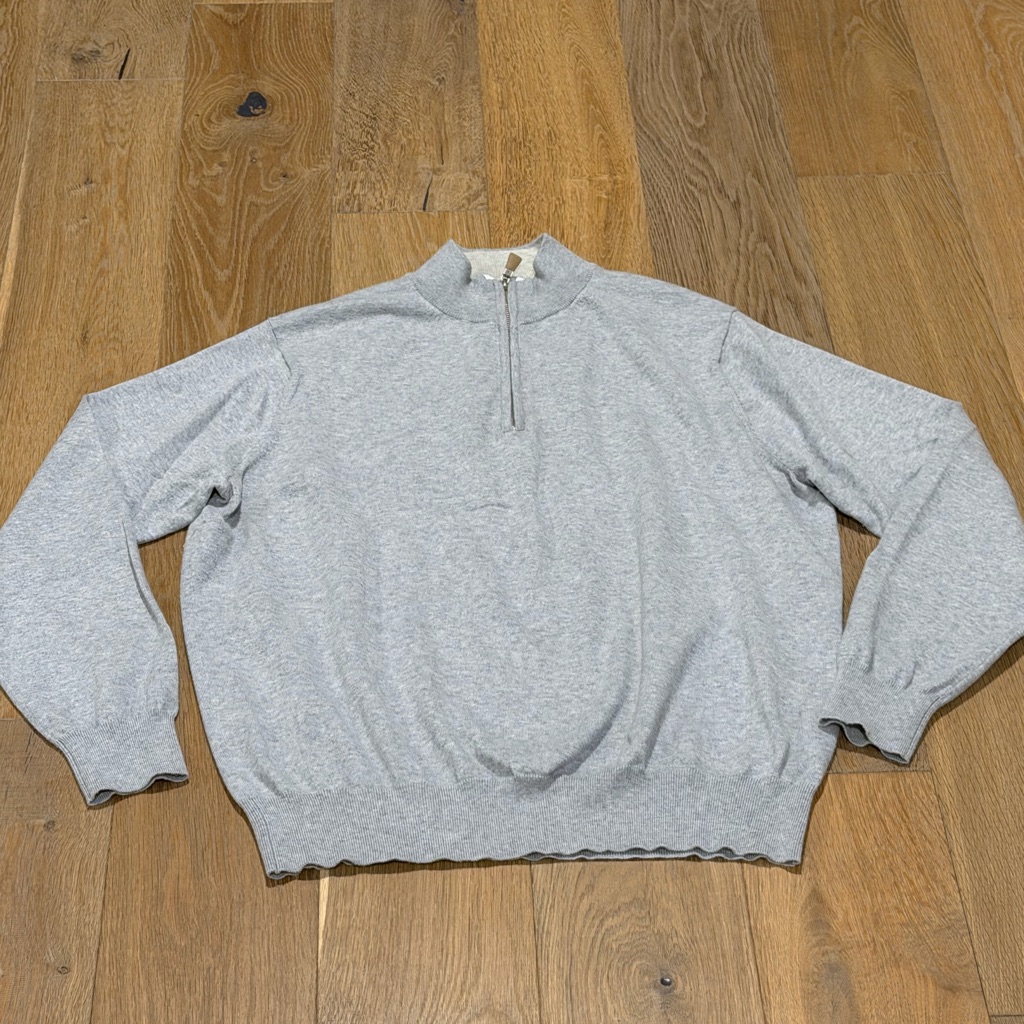 Peter Millar Men's Gray Sweater L